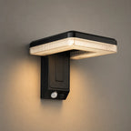 Solar Wandleuchte mit Bewegungsmelder klappbar 120° schwarz (Kaevora), Produktfoto