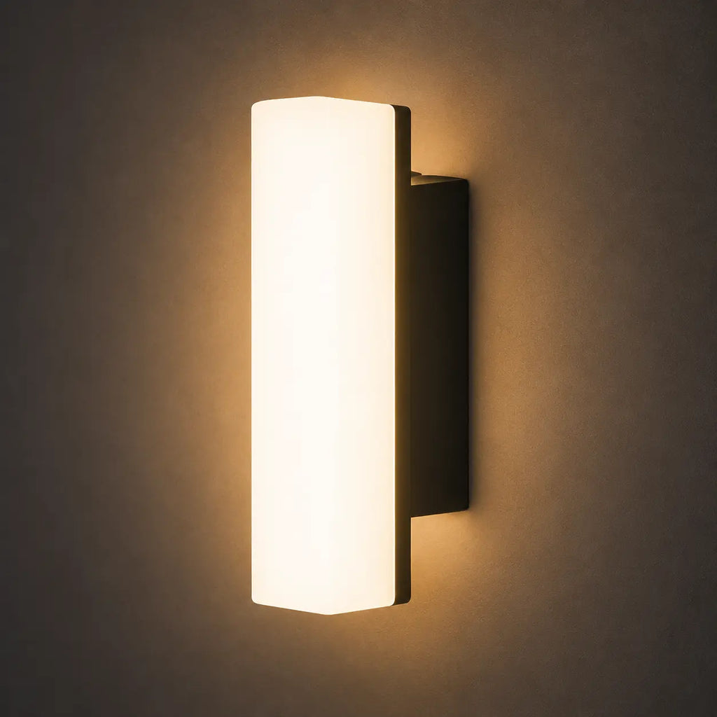 LED Außenwandleuchte zylindrisch weiß (Cassoria), Produktfoto