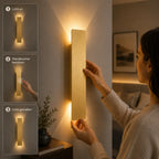 LED Wandleuchte rechteckig gebürstetes Gold (Marendel), Montage und Bedienung
