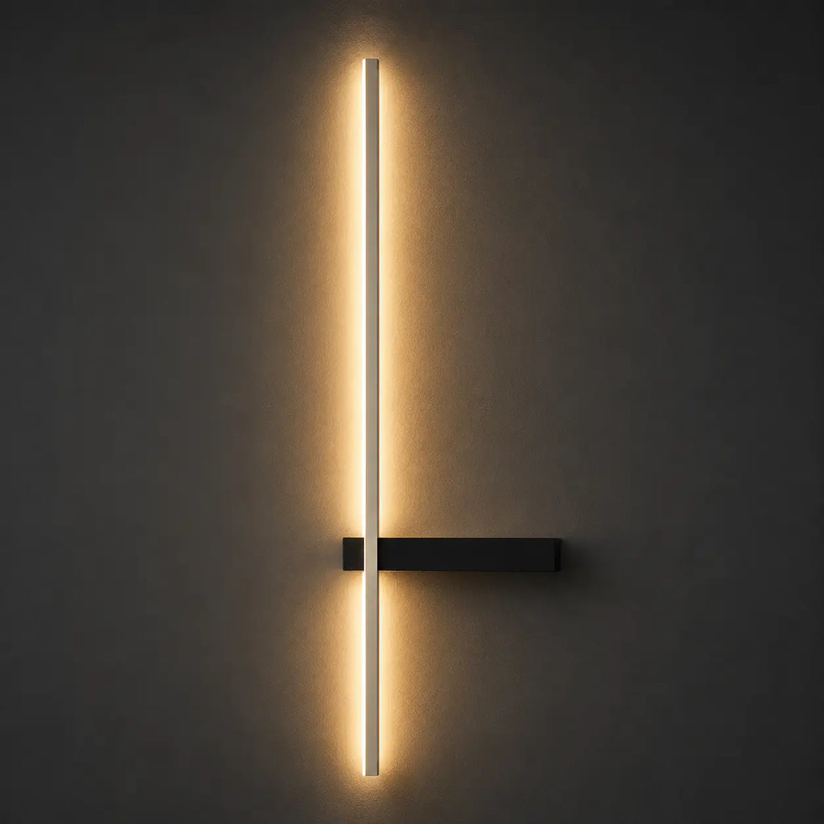 LED Außenwandleuchte Kreuzform schwarz (Varnholt), Produktfoto