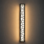 LED Außenwandleuchte geometrisch schwarz (Velthor), Produktfoto