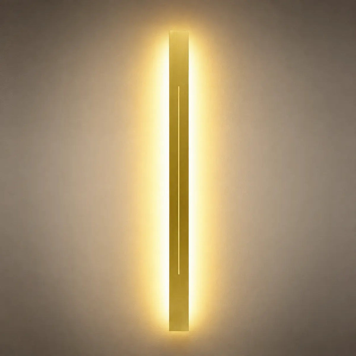 LED Wandleuchte Metall Lichtstab gold (Auverna), Produktfoto