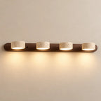 LED Wandleuchte Spiegelleuchte Naturstein beige-braun (Trevarosa), Produktfoto