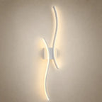 LED Wandleuchte Wellenform weiß (Zephranio), Produktfoto